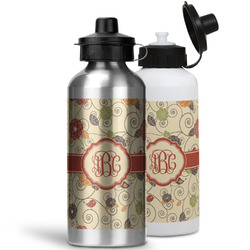 Fall Flowers Water Bottles - 20 oz - Aluminum (Personalized)