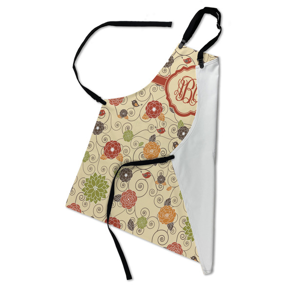 Fall Flowers Apron - Folded