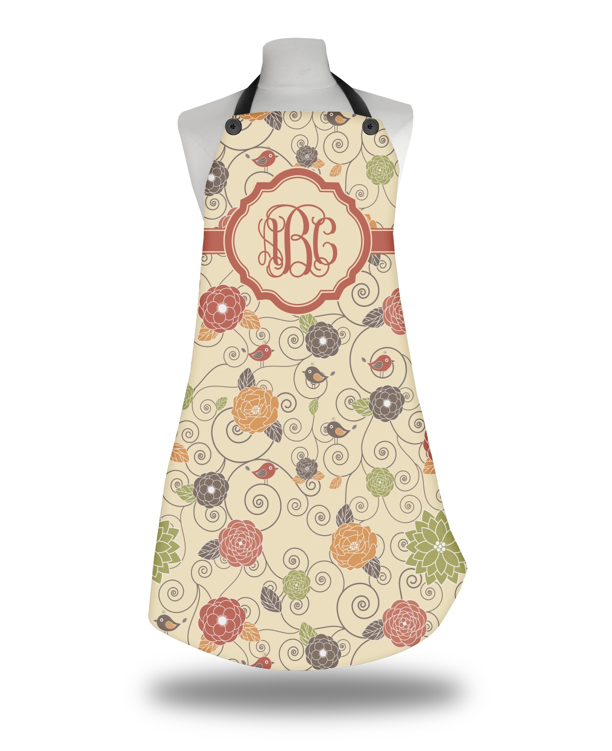 Fall Flowers Apron (Personalized) - YouCustomizeIt