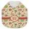 Fall Flowers Jersey Knit Baby Bib w/ Monogram