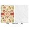 Fall Flowers Baby Blanket (Single Side - Printed Front, White Back)