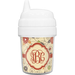 Fall Flowers Baby Sippy Cup (Personalized)