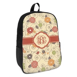 Fall Flowers Kids Backpack (Personalized)