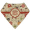 Fall Flowers Bandana Bib (Personalized)