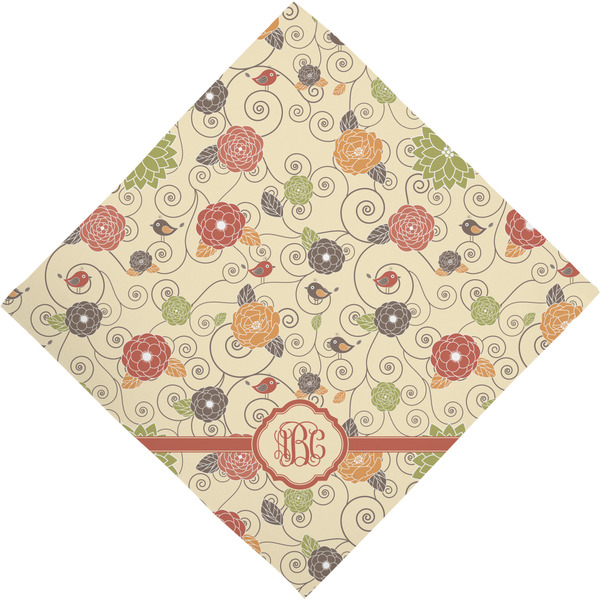 Fall Flowers Bandana - Full View
