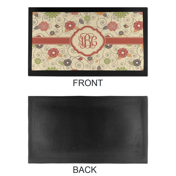 Fall Flowers Bar Mat - Small - APPROVAL