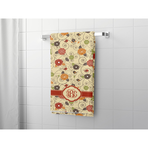 Fall Flowers Bath Towel - LIFESTYLE