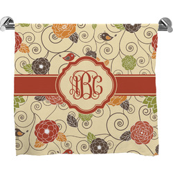 Fall Flowers Bath Towel (Personalized)