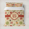 Fall Flowers Duvet Cover Set - Full / Queen (Personalized)