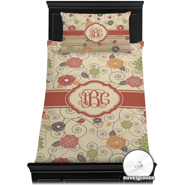 Fall Flowers Bedding Set (Twin) - Duvet