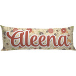 Fall Flowers Body Pillow Case (Personalized)