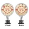 Fall Flowers Bottle Stopper - Front and Back