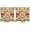 Fall Flowers Burlap Pillow Approval