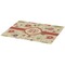 Fall Flowers Burlap Placemat (Angle View)