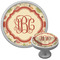Fall Flowers Cabinet Knob (Silver) (Personalized)
