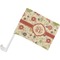 Fall Flowers Car Flag - Small w/ Monogram