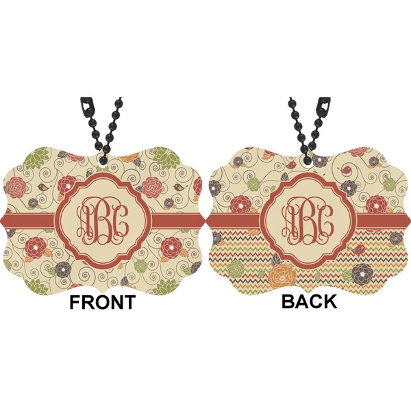 Fall Flowers Car Ornament (Approval)