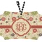 Fall Flowers Rear View Mirror Ornament (Personalized)