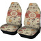 Fall Flowers Car Seat Covers (Set of Two) (Personalized)