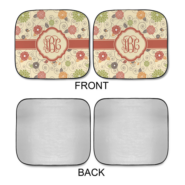 Fall Flowers Car Sun Shades - APPROVAL