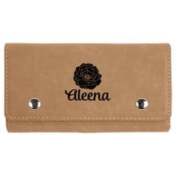 Fall Flowers Cards & Dice Set - Light Brown (Personalized)