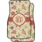 Fall Flowers Car Floor Mats (Front Seat) (Personalized)
