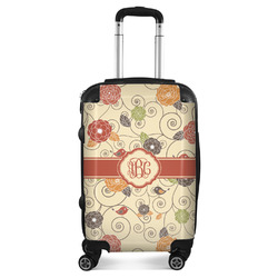 Fall Flowers Suitcase - 20" Carry On (Personalized)