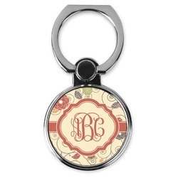 Fall Flowers Cell Phone Ring Stand & Holder (Personalized)