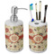 Fall Flowers Ceramic Bathroom Accessories Set (Personalized)