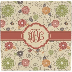 Fall Flowers Ceramic Tile Hot Pad (Personalized)