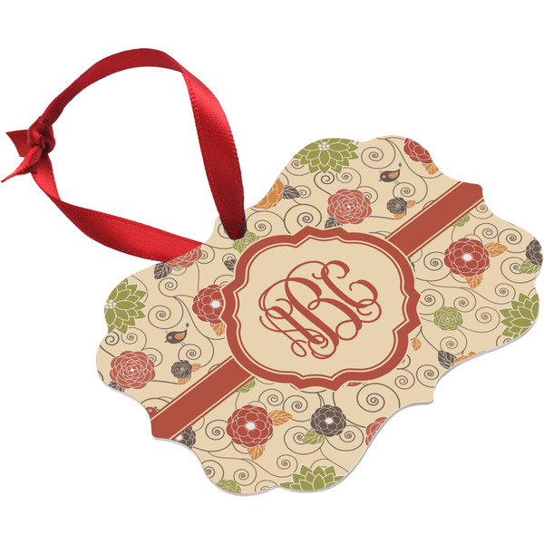 Fall Flowers Christmas Ornament