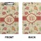 Fall Flowers Clipboard (Legal) (Front + Back)