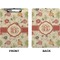Fall Flowers Clipboard (Letter) (Front + Back)