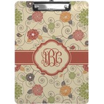 Fall Flowers Clipboard (Personalized)