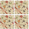 Fall Flowers Cloth Napkins - Personalized Lunch (APPROVAL) Set of 4