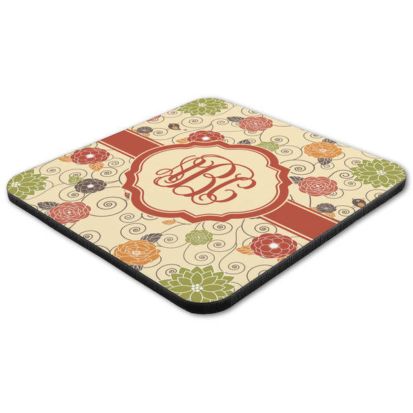 Fall Flowers Coaster Set - FLAT (one)