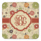 Fall Flowers Coaster Set - FRONT (one)