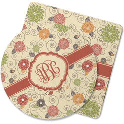 Fall Flowers Rubber Backed Coaster (Personalized)