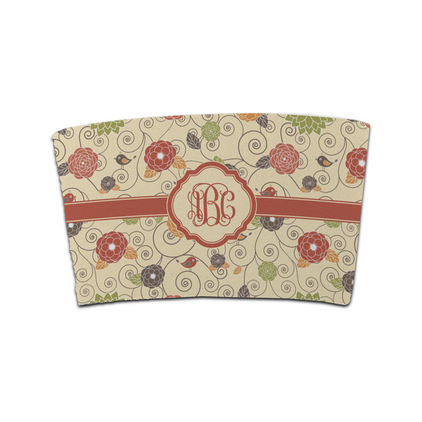 Custom Fall Flowers Coffee Cup Sleeve (Personalized)