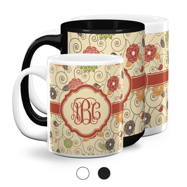 Fall Flowers Coffee Mugs Main