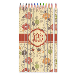 Fall Flowers Colored Pencils (Personalized)
