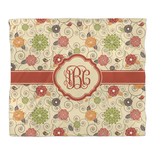 Fall Flowers Comforter - King - Front