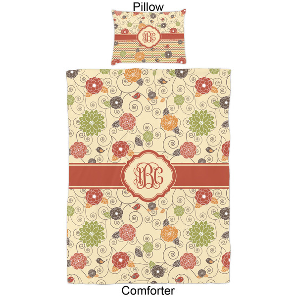 Fall Flowers Comforter Set - Twin - Approval