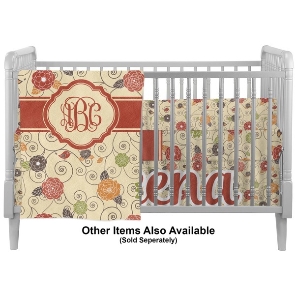 Fall Flowers Crib - Profile Sold Seperately