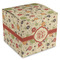 Fall Flowers Cube Favor Gift Box - Front/Main