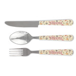 Fall Flowers Cutlery Set (Personalized)