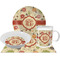 Fall Flowers Dinner Set - 4 Pc (Personalized)