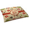 Fall Flowers Dog Bed - Large