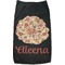 Fall Flowers Black Pet Shirt - M (Personalized)