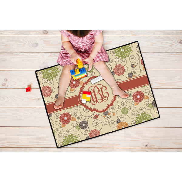 Fall Flowers Door Mats - LIFESTYLE kid